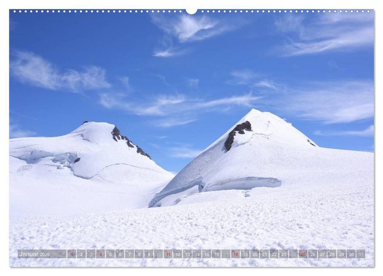 Produktbild: Monte Rosa (hochwertiger Premium Wandkalender 2026 DIN A2 quer), Kunstdruck in Hochglanz