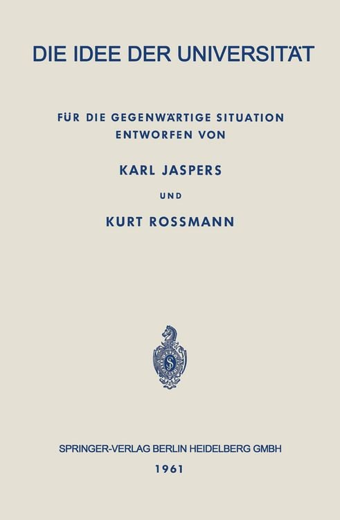 Produktbild: Die Idee der Universit&auml;t