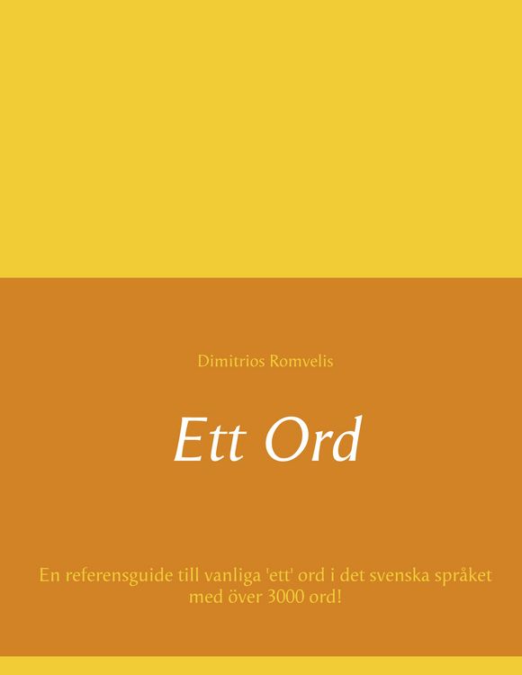 Produktbild: Ett Ord