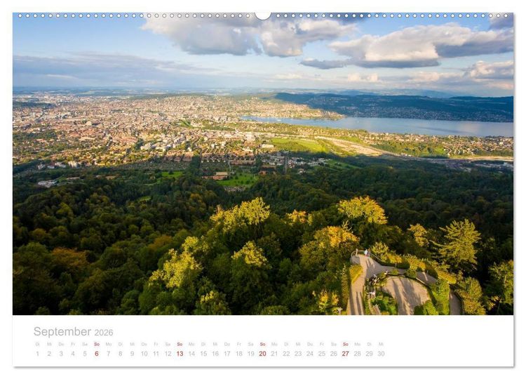 Produktbild: Z &Uuml; R I C H Impressionen (hochwertiger Premium Wandkalender 2026 DIN A2 quer), Kunstdruck in Hochglanz