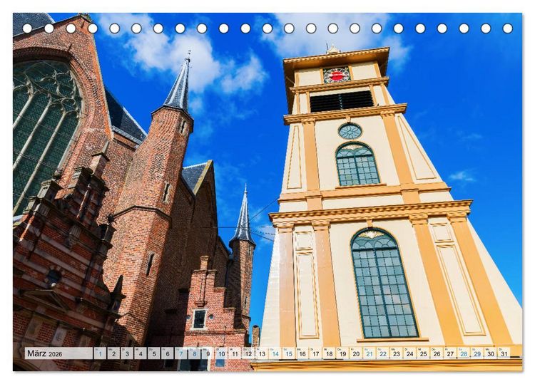 Produktbild: Enkhuizen - historische Hafenstadt am Ijsselmeer (Tischkalender 2026 DIN A5 quer), CALVENDO Monatskalender
