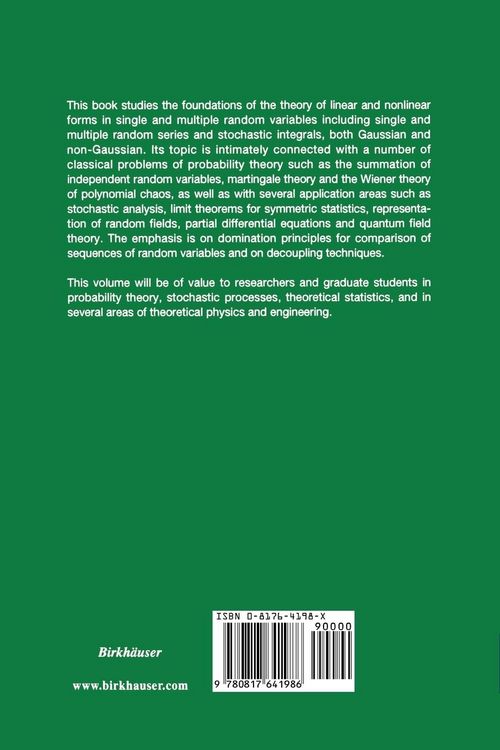 Produktbild: Random Series and Stochastic Integrals: Single and Multiple