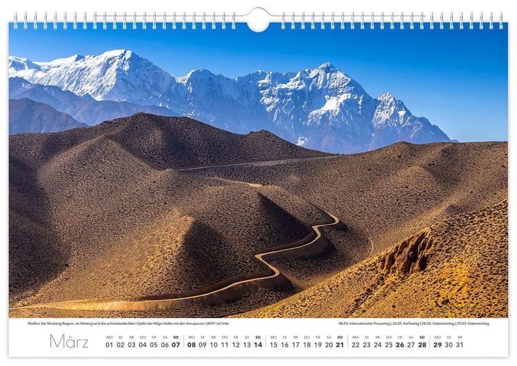 Produktbild: Kalender Reise durch Nepal 2027