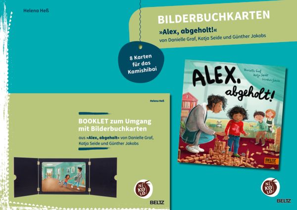 Produktbild: Bilderbuchkarten &raquo;Alex, abgeholt!&laquo; von Danielle Graf und Katja Seide
