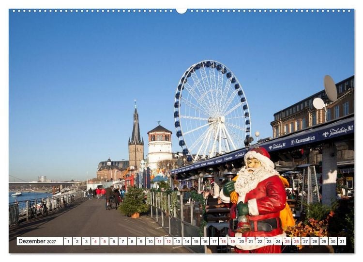 Produktbild: D&uuml;sseldorf - Momente einer Reise (Wandkalender 2027 DIN A2 quer), CALVENDO Monatskalender