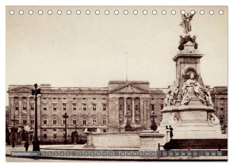 Produktbild: Sch&ouml;nes altes London in historischen Bildern (Tischkalender 2026 DIN A5 quer), CALVENDO Monatskalender