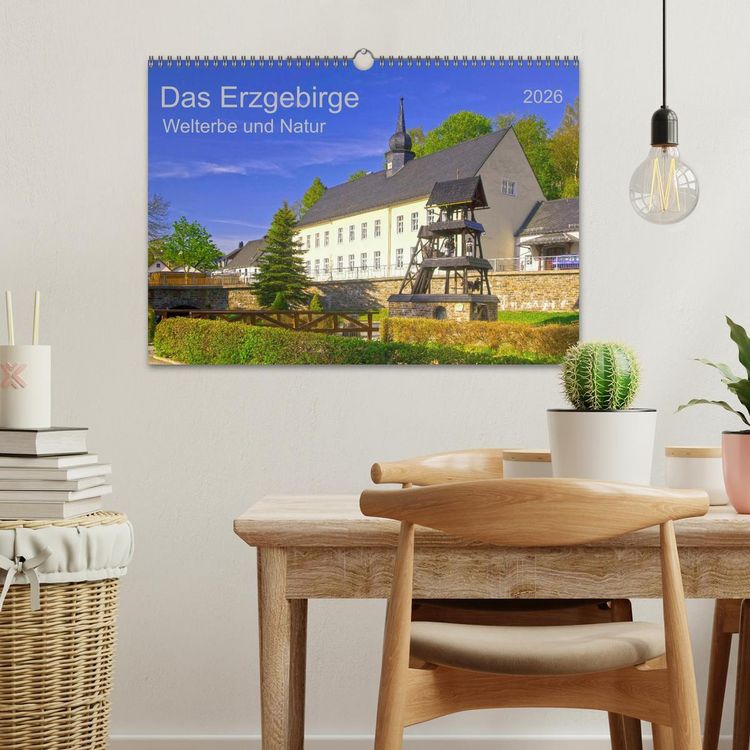 Produktbild: Das Erzgebirge Welterbe und Natur (Wandkalender 2026 DIN A3 quer), CALVENDO Monatskalender