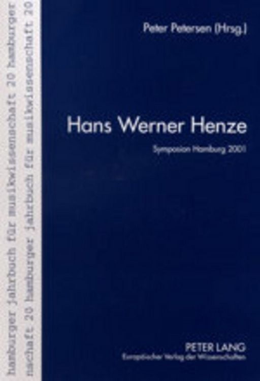Produktbild: Hans Werner Henze