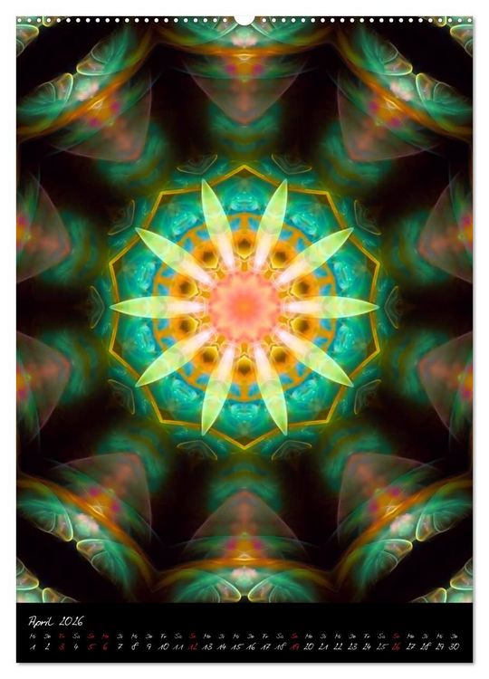 Produktbild: Mandala - Esoterik & Meditation (hochwertiger Premium Wandkalender 2026 DIN A2 hoch), Kunstdruck in Hochglanz