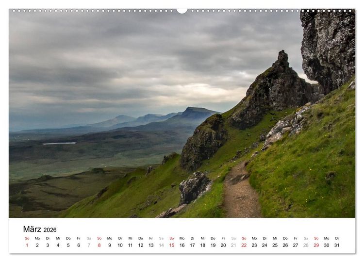Produktbild: Wildes Schottland 2026 (Wandkalender 2026 DIN A2 quer), CALVENDO Monatskalender