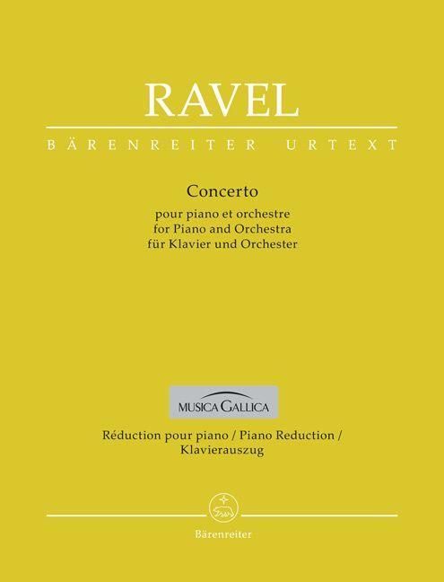 Produktbild: Concerto f&uuml;r Klavier und Orchester G-Dur