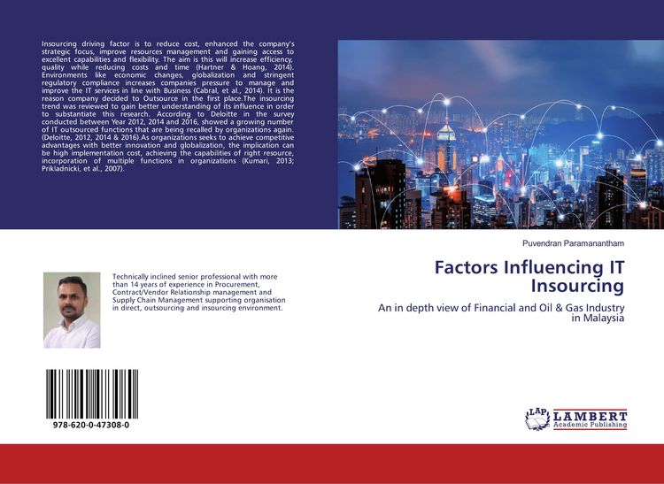 Produktbild: Factors Influencing IT Insourcing