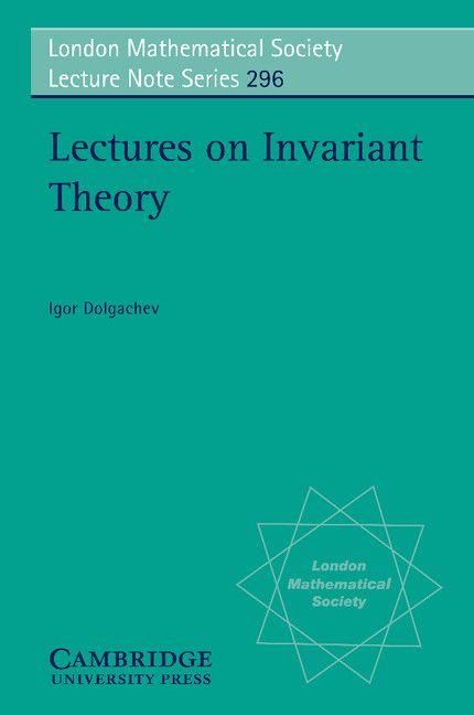 Produktbild: Lectures on Invariant Theory