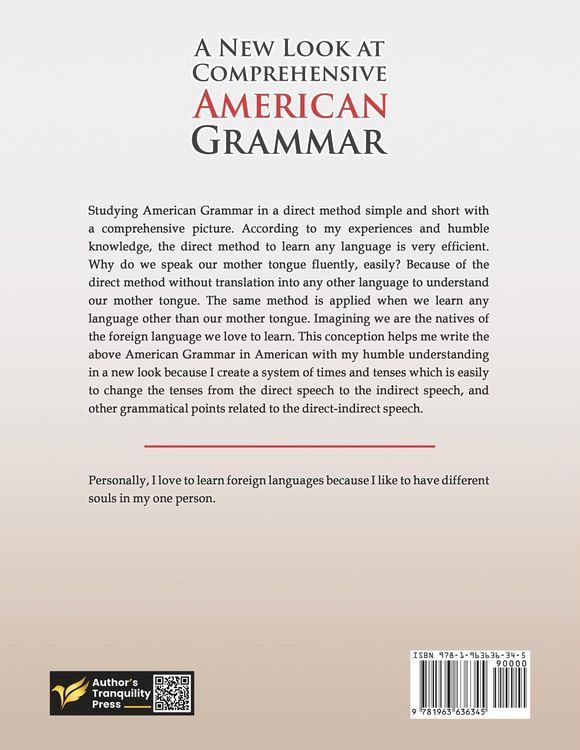 Produktbild: A New Look at Comprehensive American Grammar