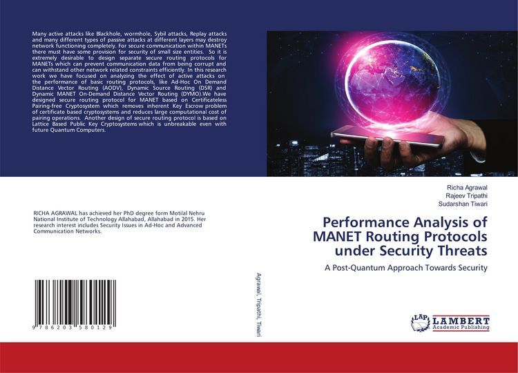 Produktbild: Performance Analysis of MANET Routing Protocols under Security Threats