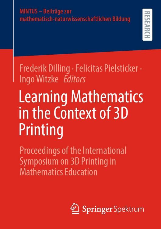 Produktbild: Learning Mathematics in the Context of 3D Printing