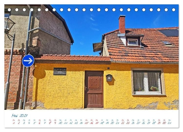 Produktbild: Nebra. Stadt der Himmelsscheibe im Burgenlandkreis (Tischkalender 2027 DIN A5 quer), CALVENDO Monatskalender