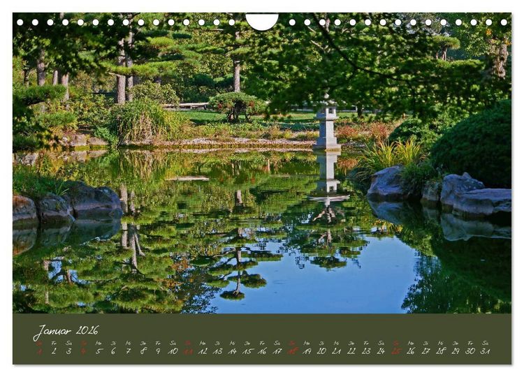 Produktbild: D&uuml;sseldorfer Nordpark (Wandkalender 2026 DIN A4 quer), CALVENDO Monatskalender