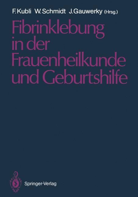 Produktbild: Fibrinklebung in der Frauenheilkunde und Geburtshilfe