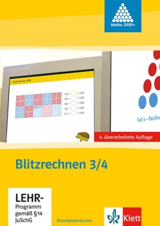 Blitzrechnen - Kopfrechnen Klasse 3 + 4