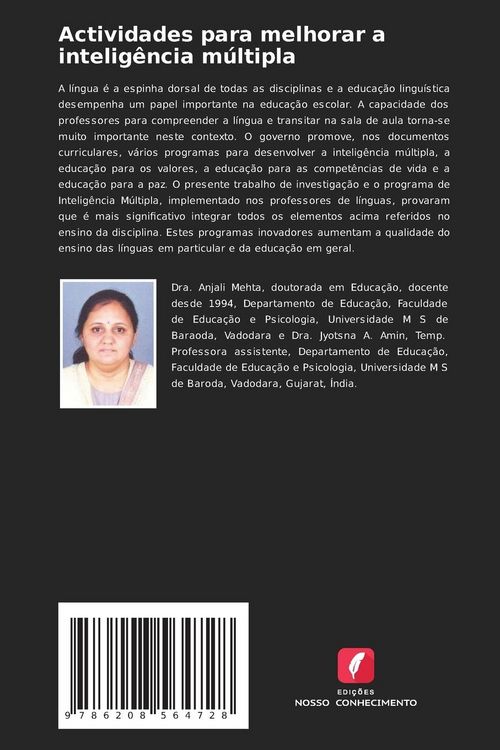 Produktbild: Actividades para melhorar a intelig&ecirc;ncia m&uacute;ltipla