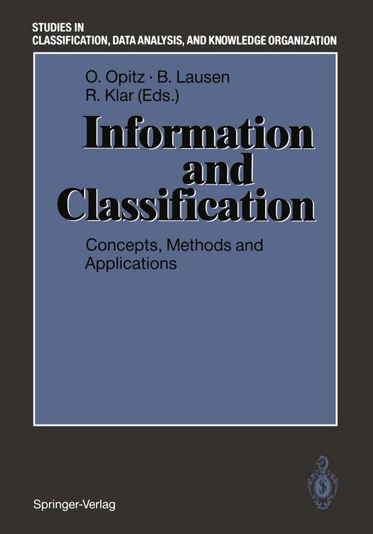 Produktbild: Information and Classification