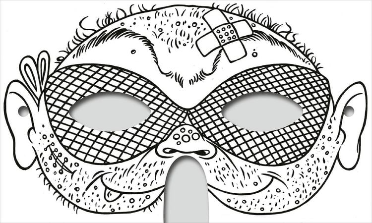 Produktbild: Abenteuer-Masken zum Ausmalen