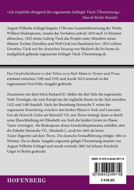 Produktbild: K&ouml;nig Heinrich VI.