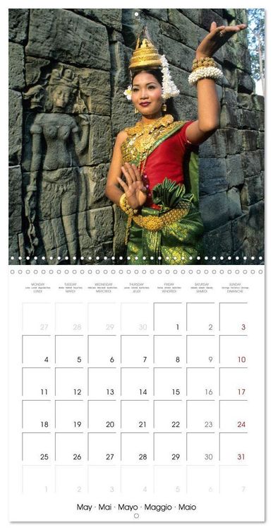 Produktbild: CAMBODIA Amazing Planet (Wall Calendar 2026 12 &times; 12 Inch) CALVENDO 12 Month Wall Calendar