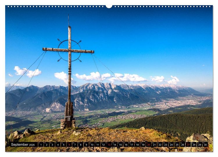 Produktbild: Innsbruck - Hauptstadt der Alpen (Wandkalender 2026 DIN A2 quer), CALVENDO Monatskalender