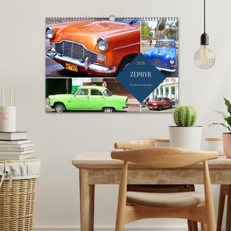 Produktbild: ZEPHYR - Ein britischer Ford in Kuba (Wandkalender 2026 DIN A3 quer), CALVENDO Monatskalender