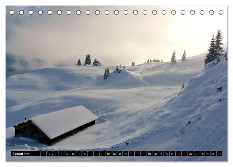 Produktbild: Bergmagie &ndash; Fotos aus dem Berner Oberland (Tischkalender 2026 DIN A5 quer), CALVENDO Monatskalender