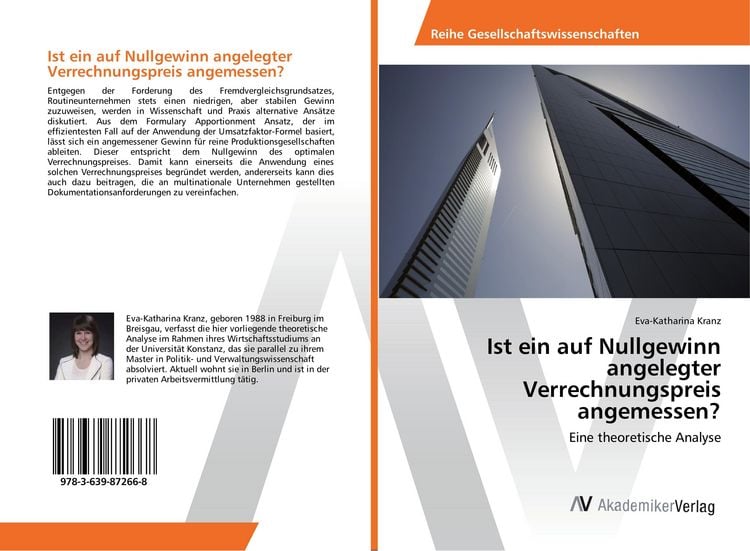 Produktbild: Ist ein auf Nullgewinn angelegter Verrechnungspreis angemessen?
