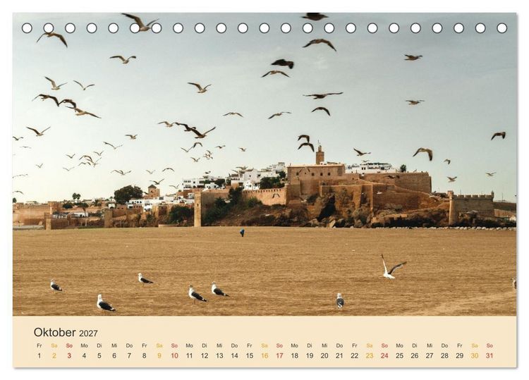 Produktbild: Ein kurzer Ausflug nach Marokko (Tischkalender 2027 DIN A5 quer), CALVENDO Monatskalender