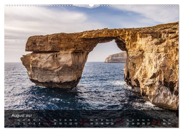 Produktbild: Malta entdecken Malta, Gozo, Comino (Wandkalender 2027 DIN A2 quer), CALVENDO Monatskalender