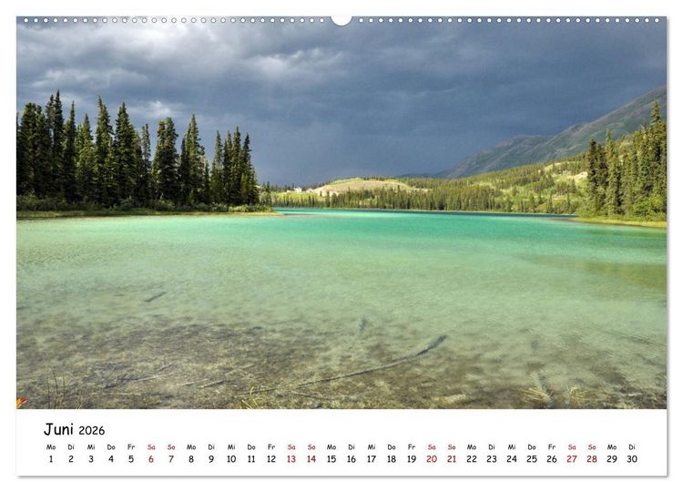 Produktbild: Unendlichkeit in Alaska und Yukon (Wandkalender 2026 DIN A2 quer), CALVENDO Monatskalender