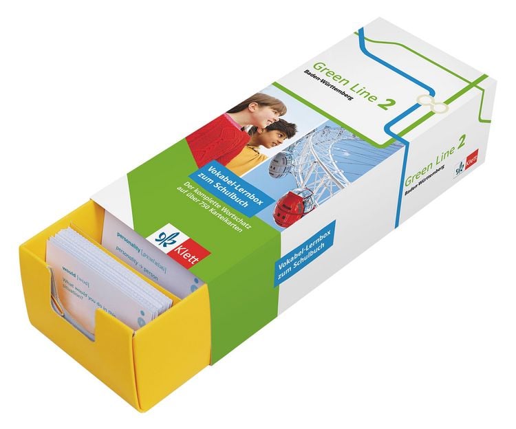 Produktbild: Green Line 2 Baden-W&uuml;rttemberg Klasse 6 Vokabel-Lernbox zum Schulbuch