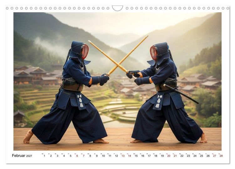 Produktbild: Martial Arts - Kampf und Eleganz (Wandkalender 2027 DIN A3 quer), CALVENDO Monatskalender
