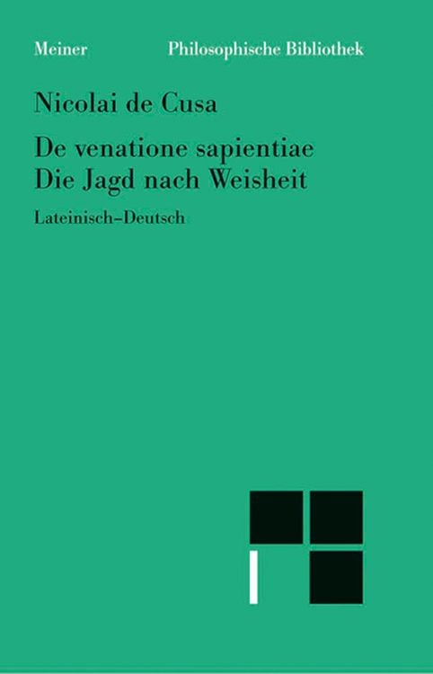 Produktbild: De venatione sapientiae. Die Jagd nach Weisheit