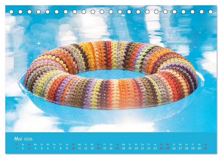Produktbild: Aus Liebe zum H&auml;keln (Tischkalender 2026 DIN A5 quer), CALVENDO Monatskalender