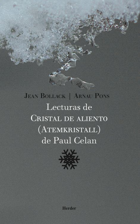 Produktbild: Lecturas de Cristal de aliento (Atemkristall) de Paul Celan