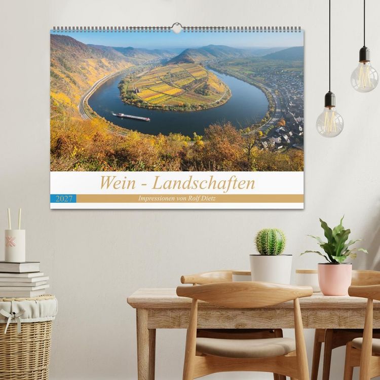 Produktbild: Wein - Landschaften (Wandkalender 2027 DIN A2 quer), CALVENDO Monatskalender
