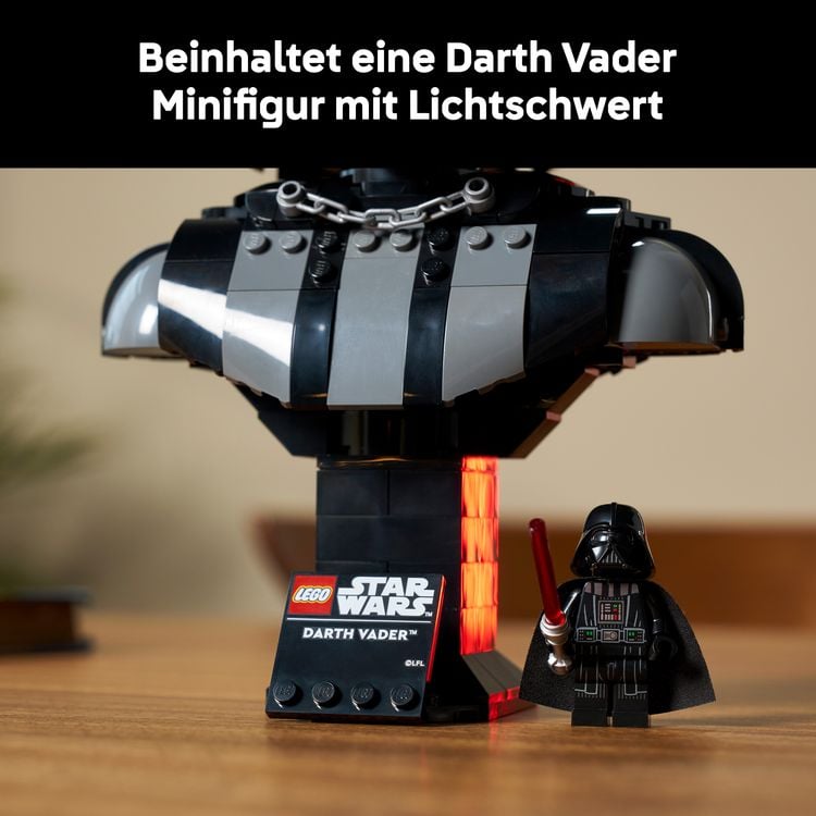 Produktbild: LEGO Star Wars 75439 Darth Vader B&uuml;ste, Modellbau f&uuml;r Erwachsene