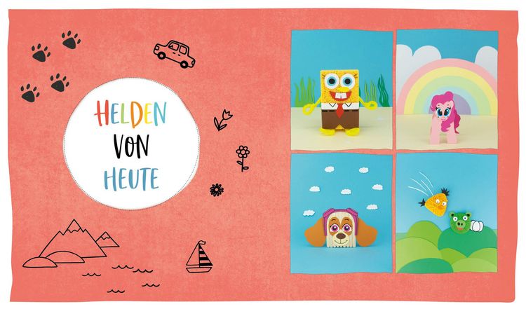 Produktbild: Meine Lieblingshelden &ndash; Das Bastelbuch