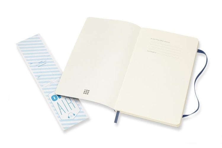 Produktbild: MOLESKINE NOTIZBUCH L/A5, PUNKTRASTER, SOFT COVER, SAPHIR
