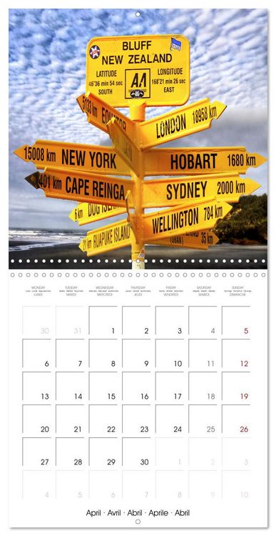 Produktbild: New Zealand Best places to travel (Wall Calendar 2026 12 &times; 12 Inch) CALVENDO 12 Month Wall Calendar