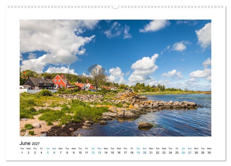 Produktbild: Longing for Bornholm (High Quality Premium Wall Calendar 2027 DIN A2 landscape),CALVENDO 12 Month Wall Calendar