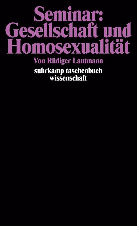 Produktbild: Seminar: Gesellschaft und Homosexualit&auml;t