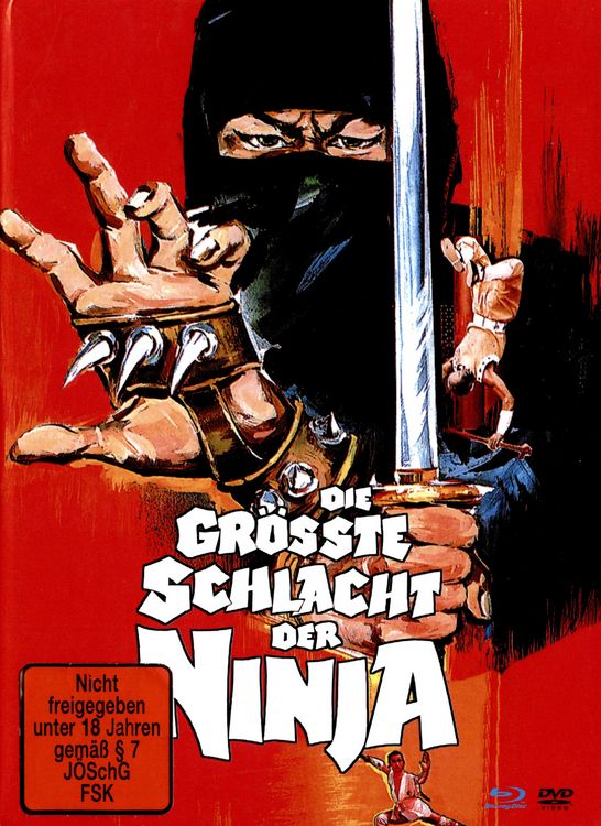Produktbild: Die gr&ouml;sste Schlacht der Ninja - Mediabook - Cover B - Limitiert auf 500 St&uuml;ck (+ DVD)