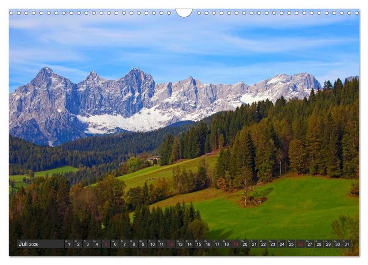 Produktbild: Der Hohe Dachstein (Wandkalender 2026 DIN A3 quer), CALVENDO Monatskalender